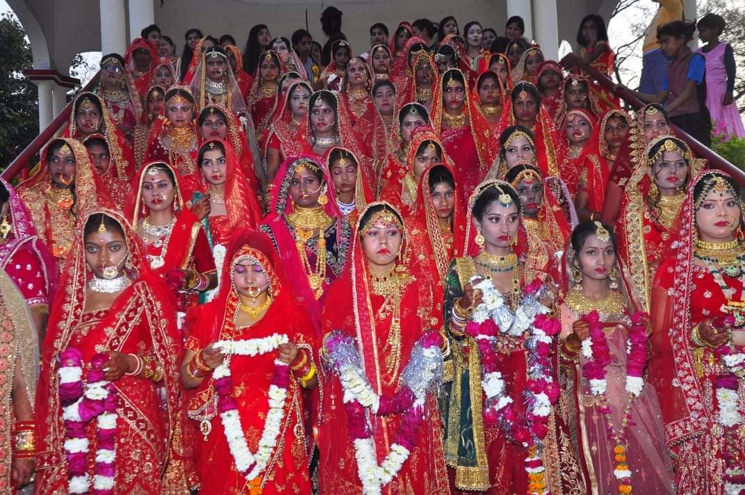 Upendra Kumar roushan in samuhik Vivah