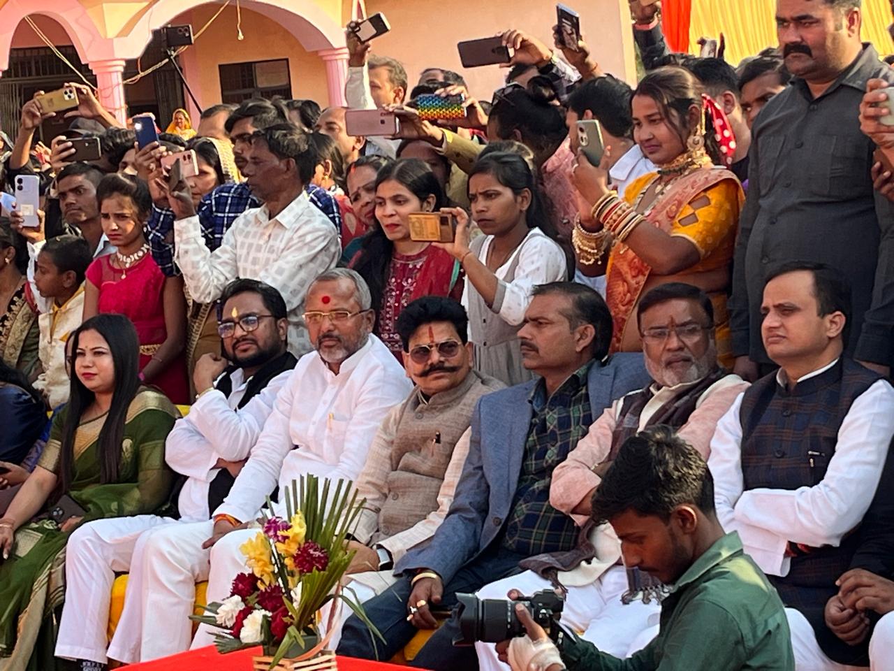 Upendra Kumar Roushan meets politician